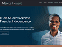 Tablet Screenshot of marcushowardhq.com